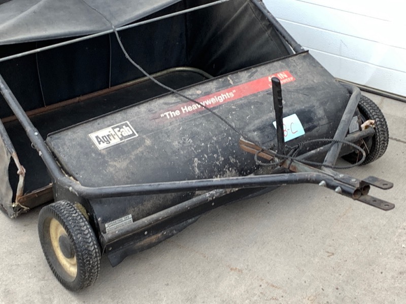 lot 8-C image: Agri-Fab Towable Lawn Sweeper