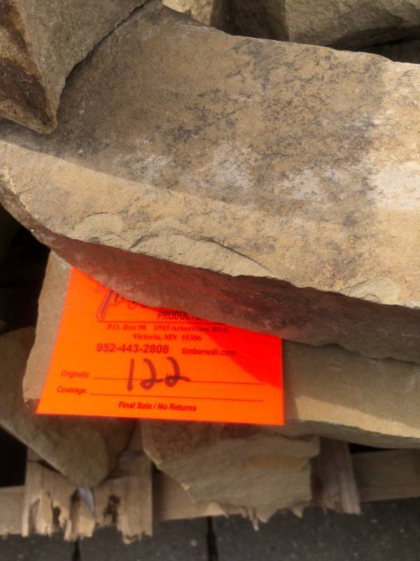 .54 tons of Savanna natural stone e...