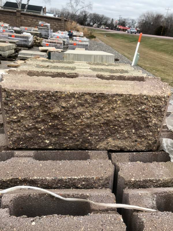 51 Allan Block Fence panel block  ...