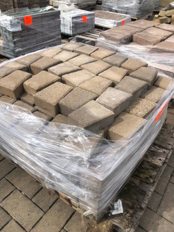 362 pcs Borgert cobble large circle...