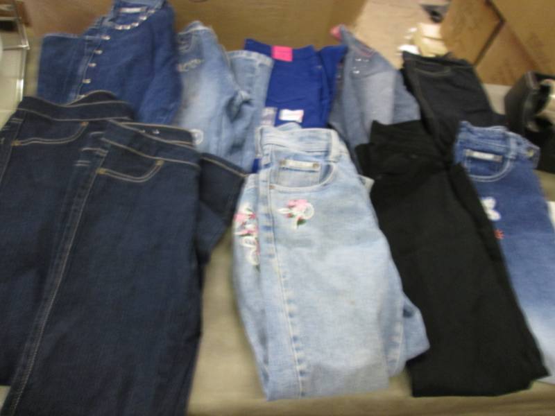 10 Pair Girls 12 Jeans & Pants most...