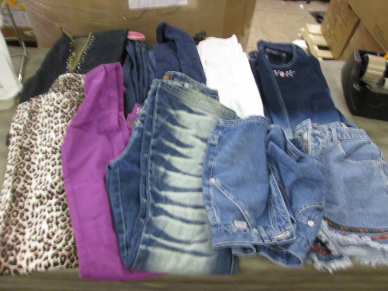 10 Pair Girls 16 Jeans, Pants, Shor...