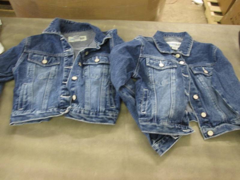 Lot of 2 Large Girls Jean Jackets b...