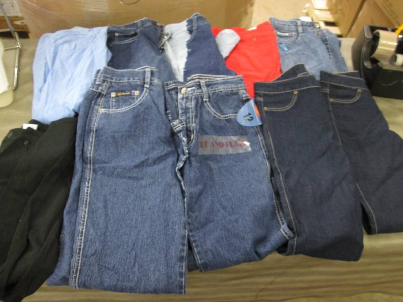 10 Pair Girls 12 Jeans & Pants ...