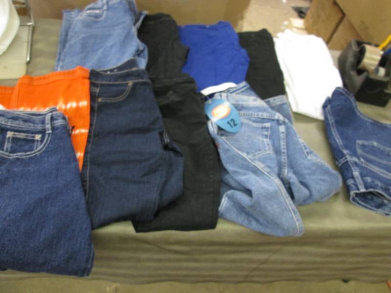 10 Pair Girls 12 Jeans & Pants ...