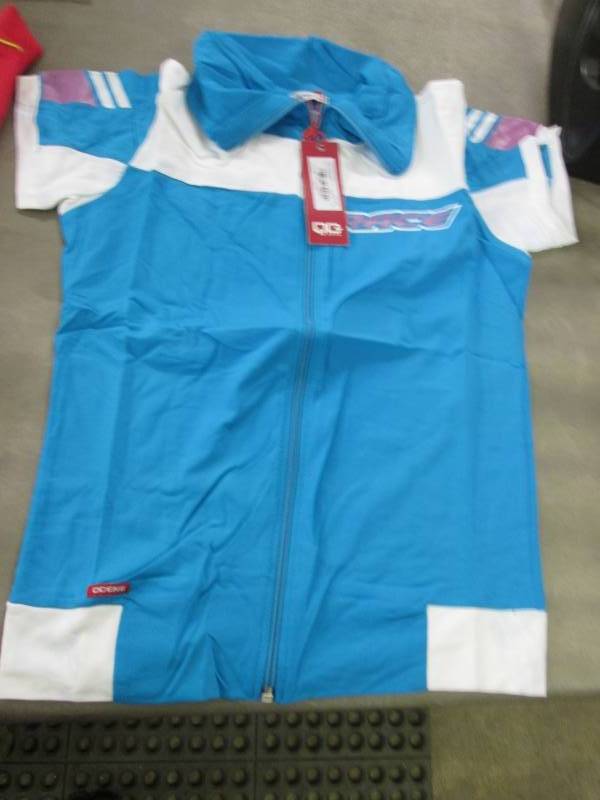 6 NWT QGene Full Zipper Racing Shir...