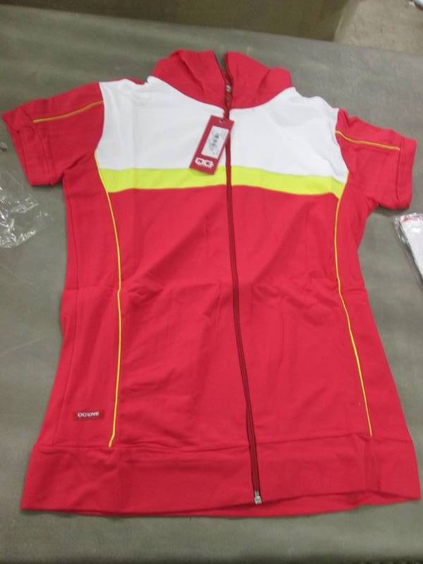 6 NWT QGene Full Zipper Racing Shir...