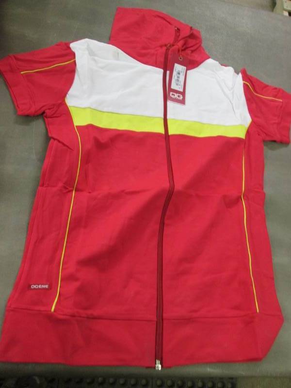 6 NWT QGene Full Zipper Racing Shir...