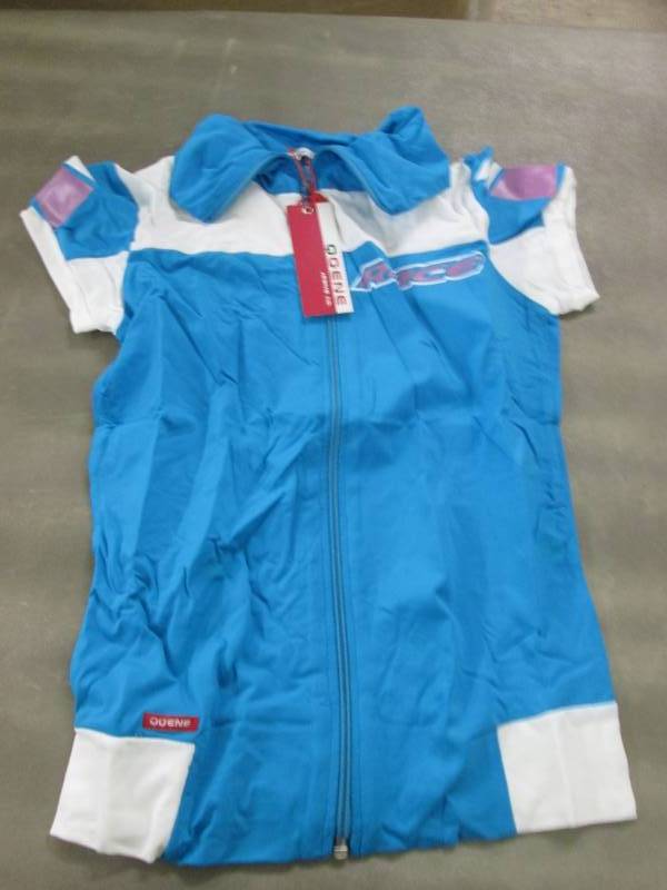 6 NWT QGene Full Zipper Racing Shir...
