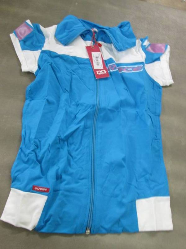 6 NWT QGene Full Zipper Racing Shir...