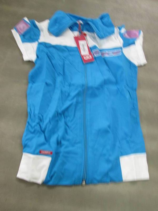 5 NWT QGene Full Zipper Racing Shir...