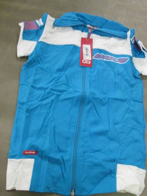 6 NWT QGene Full Zipper Racing Shir...