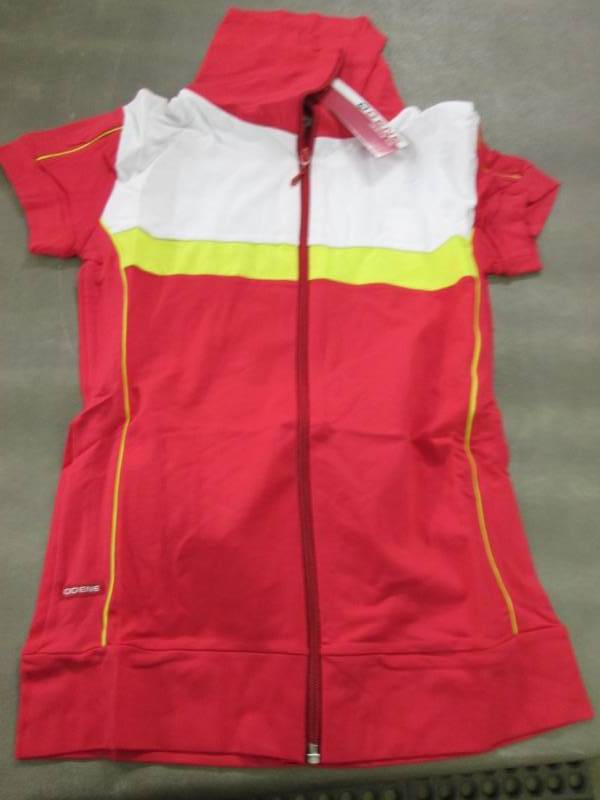 6 NWT QGene Full Zipper Racing Shir...