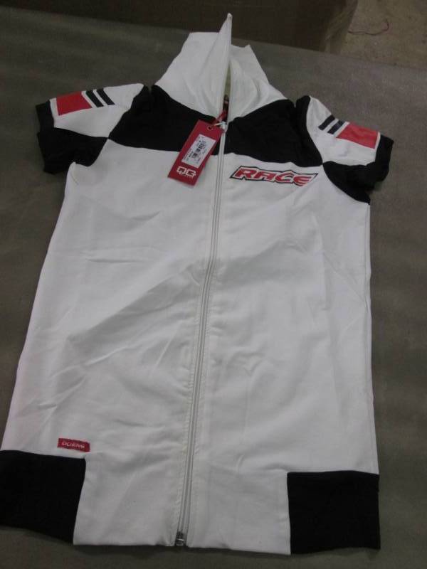 5 NWT QGene Full Zipper Racing Shir...