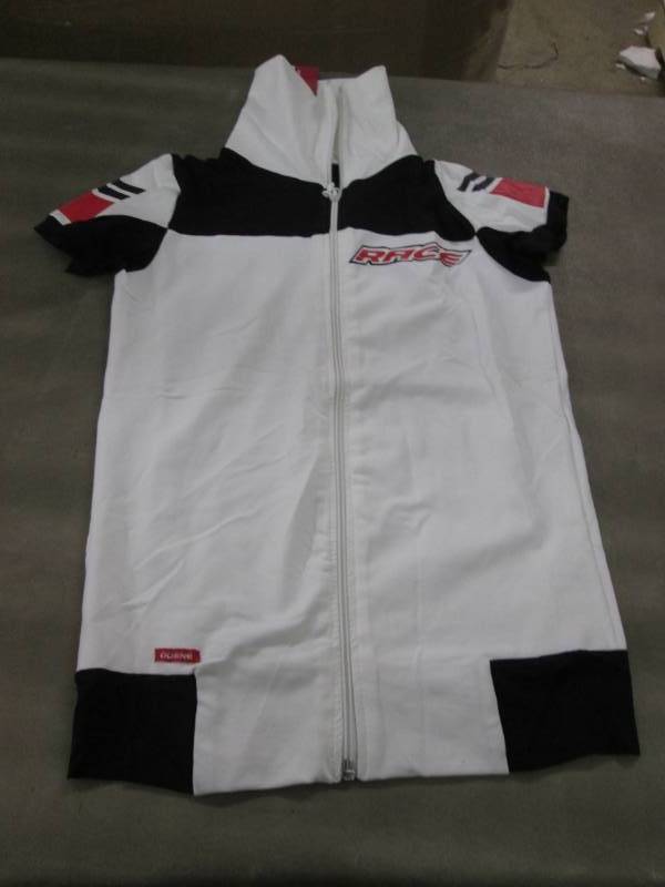 5 NWT QGene Full Zipper Racing Shir...