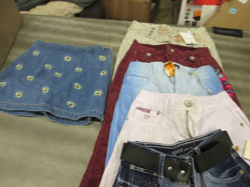 Lot of 6 Size 10 Girls Pants, Jean ...
