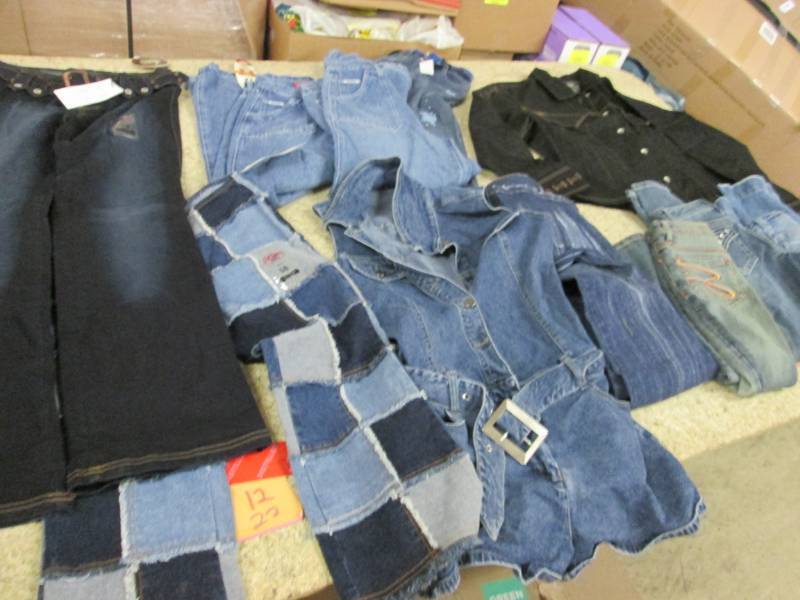 Large Denim Lot Assorted Sizes...