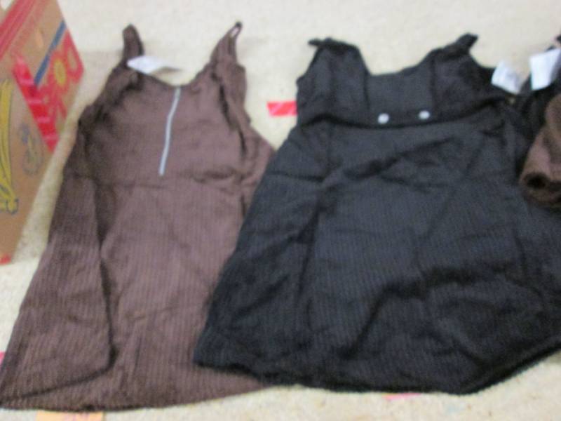 Lot of 12 Black & Brown Wide Wale C...