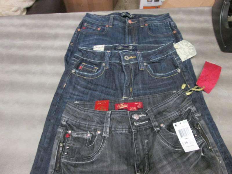 Lot of 3 Size 14 Seven Premium Deni...