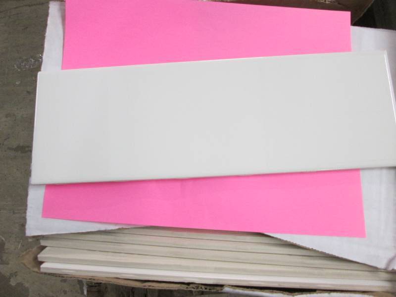 3 Cases Daltile 4x12 inch White Cer...