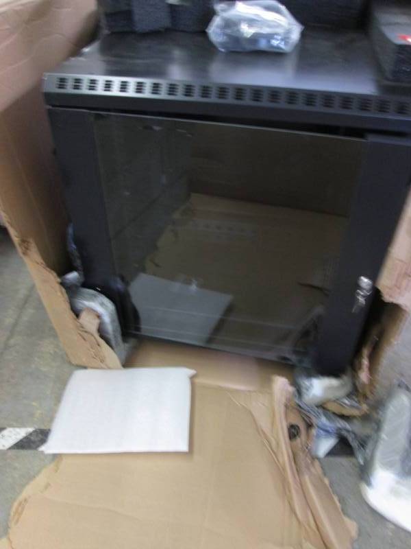 Locking Rack Mount Cabinet with Fan...