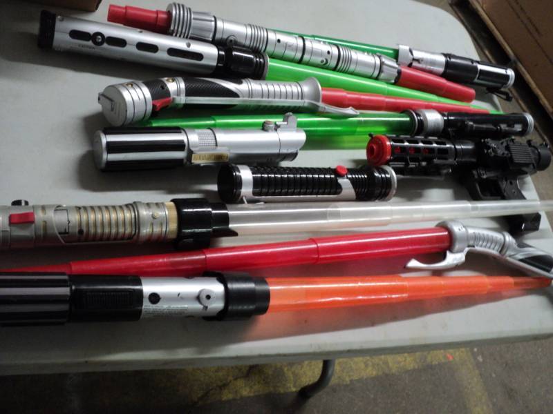 lot 33 image: Lot of Star Wars Toys...