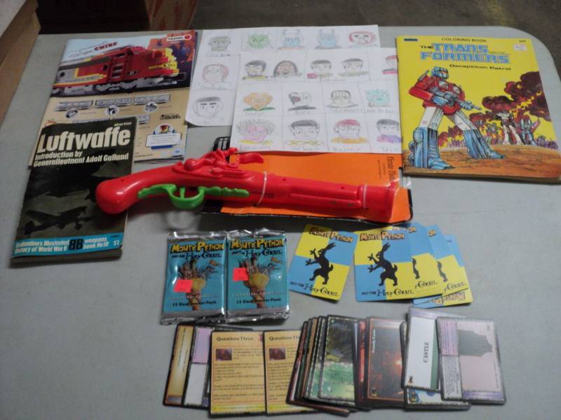 lot 37 image: Monty Python Cards, World War II Bo...