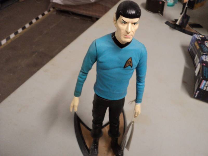 lot 45 image: Star Trek Mr Spock on Stand 12 Ta...