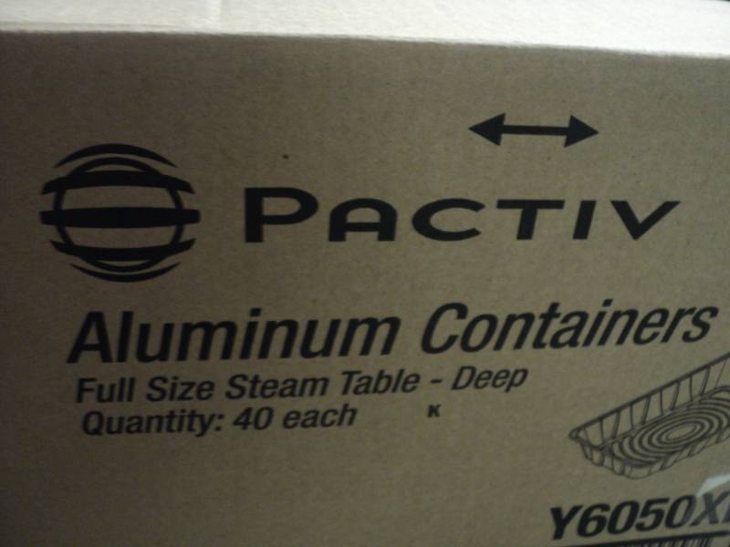 lot 146 image: Case of Aluminum Containers- some d...
