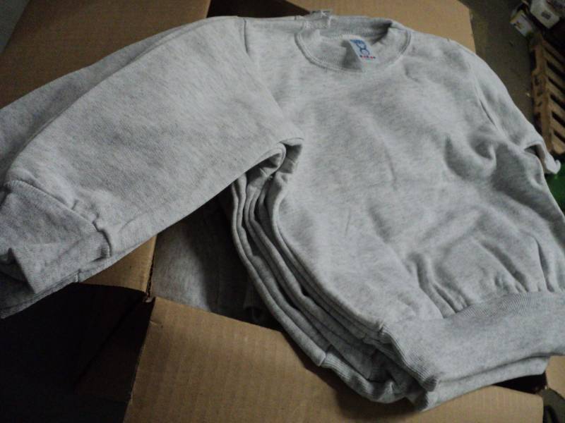 lot 156 image: 36- size 3T Grey Long Sleeved Sweat...