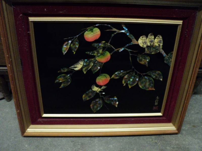 lot 209 image: Oriental Picture 19 x 23...