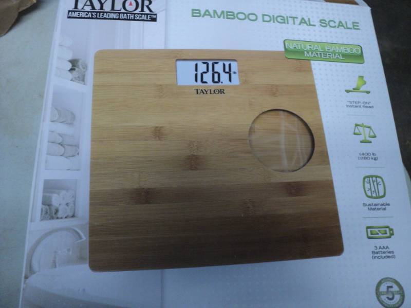 lot 217 image: Taylor Bamboo Digital Scale...