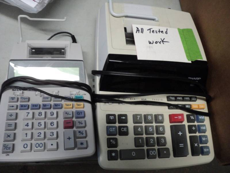 lot 242 image: Electric Calculators and Radio...