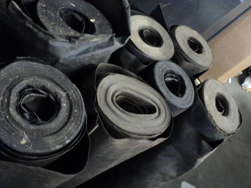 lot 257 image: 7 Rolls Roofing Tar Paper 36 wide...