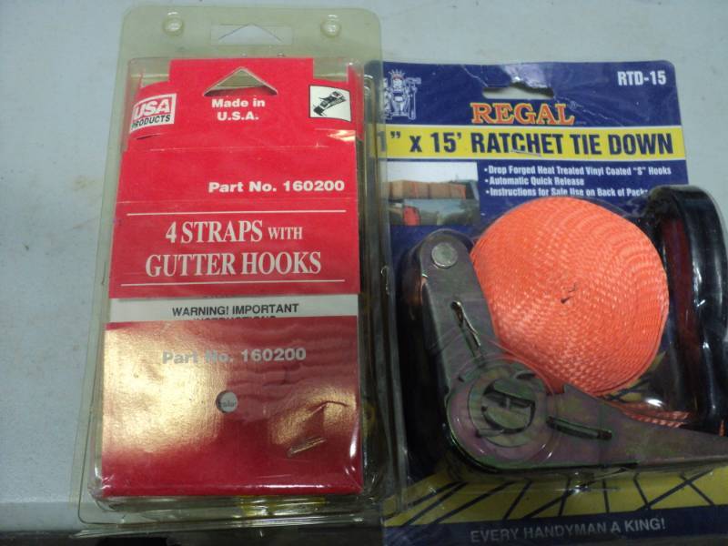 lot 262 image: 1 - 1 x 15 ft Rachet Tie Downs and...
