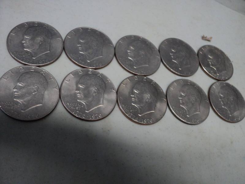 lot 274 image: 10 Silver Dollars 1776-1976...