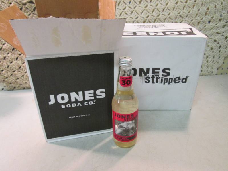 lot 37 image: 2 - 12 Packs of Jones Stripped Cher...