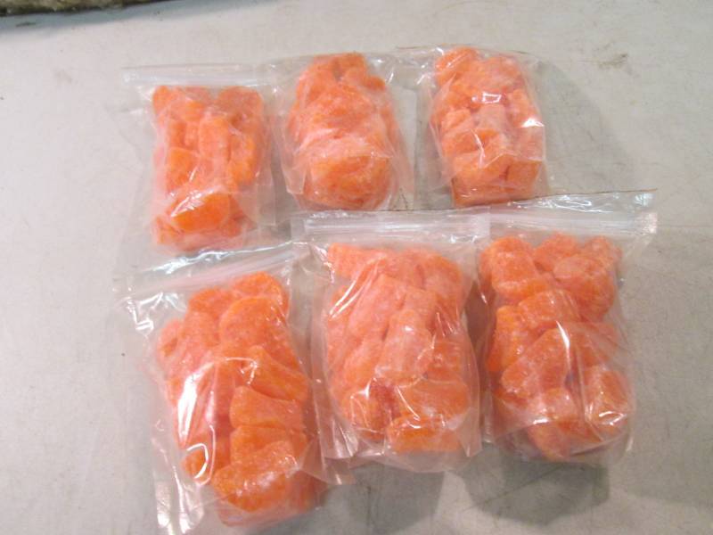 lot 59 image: 6 Bags of Orange Slice Candy  B-2...