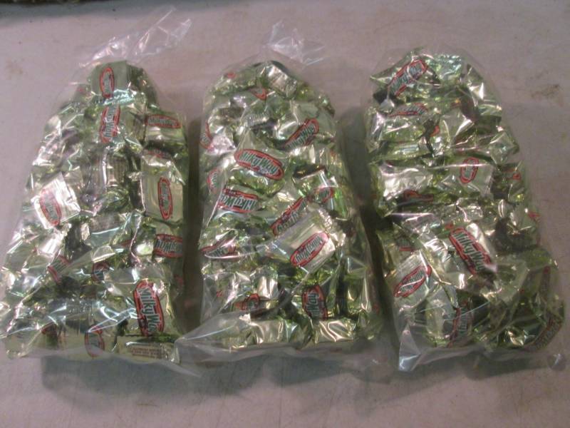 lot 66 image: 3 Bags of Bite Size Milky Way Candy...