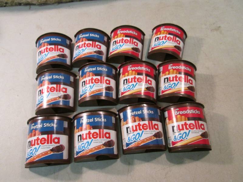 lot 77 image: 12 Nutella & Go Mix of Pretzel and ...