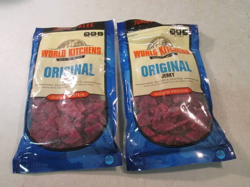 lot 94 image: 2 Jumbo Size Bags of Original Jerky...