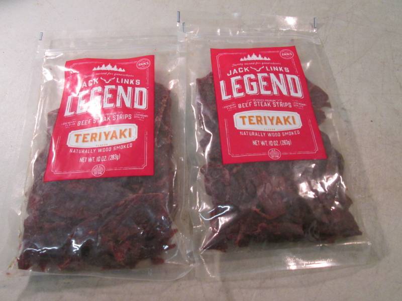 lot 95 image: 2 Big Bags of Jack Links Teriyaki B...
