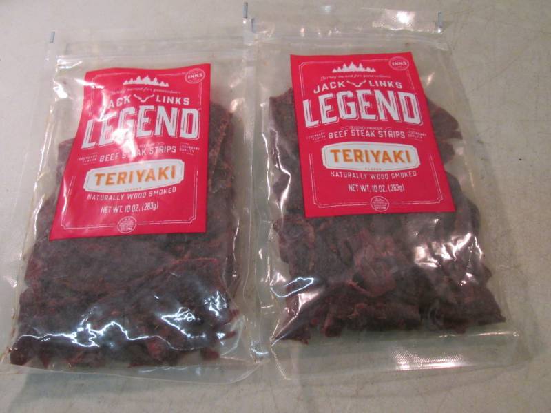 lot 96 image: 2 Big Bags of Jack Links Teriyaki B...