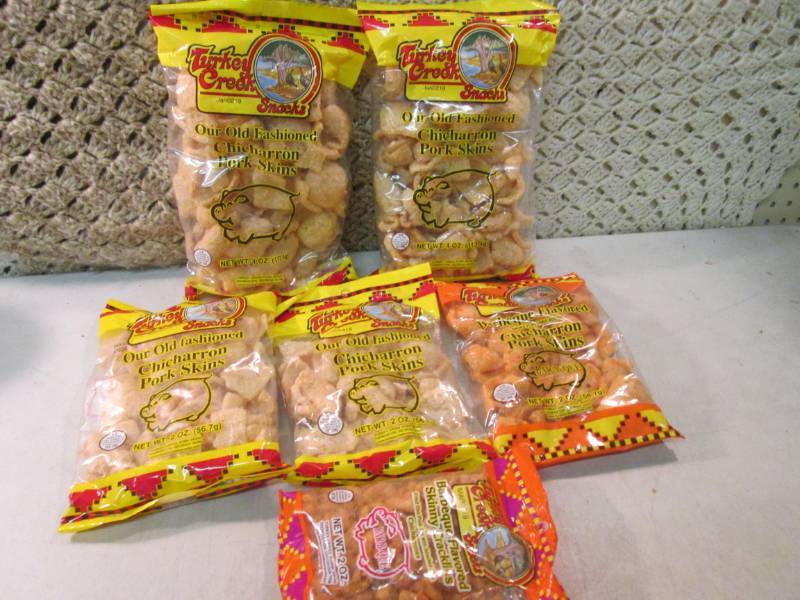 lot 98 image: Assortment of Pork Skins Best by Ja...