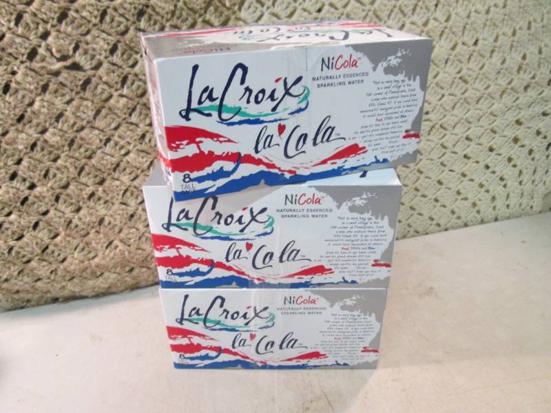 lot 113 image: 3 8-Packs of La Croix La Cola Spark...