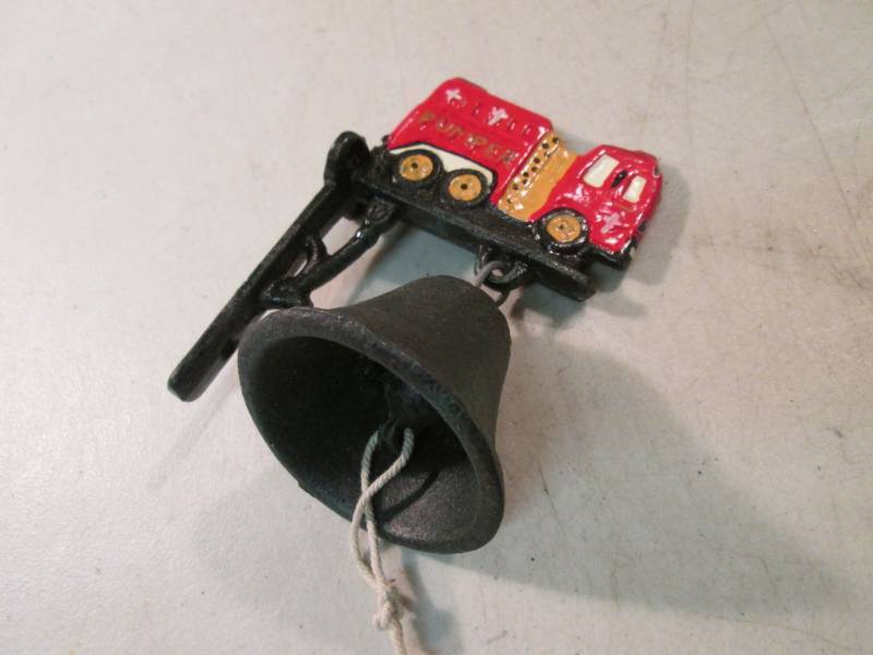 lot 131 image: Cast Iron Bell and Mounting Bracket...