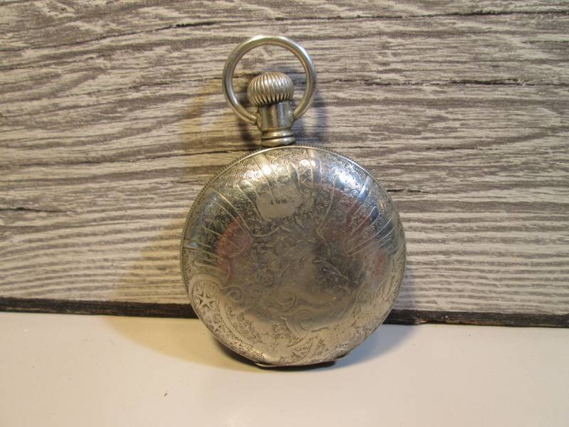 lot 153 image: Vintage Silver Atlas Watch Co Pocke...