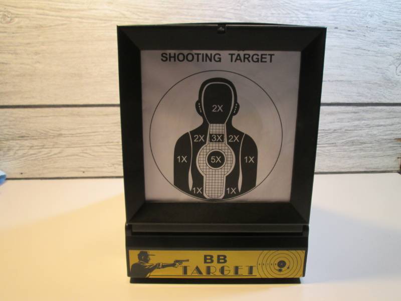 lot 177 image: Airsoft Target Holder and Pellet Ca...