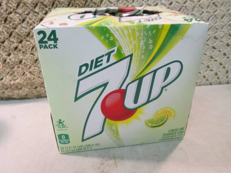 lot 182 image: 24-Pack of Diet 7-Up  EC2...