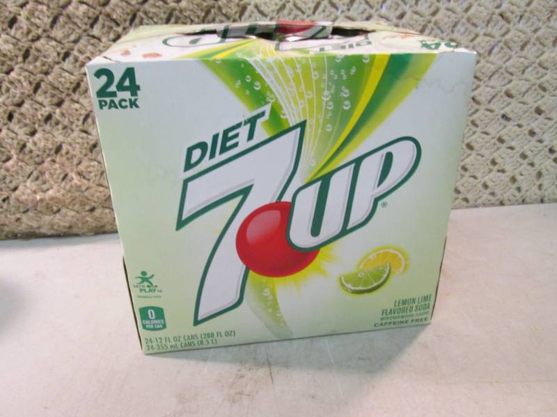 lot 184 image: 24-Pack of Diet 7-Up  EC2...